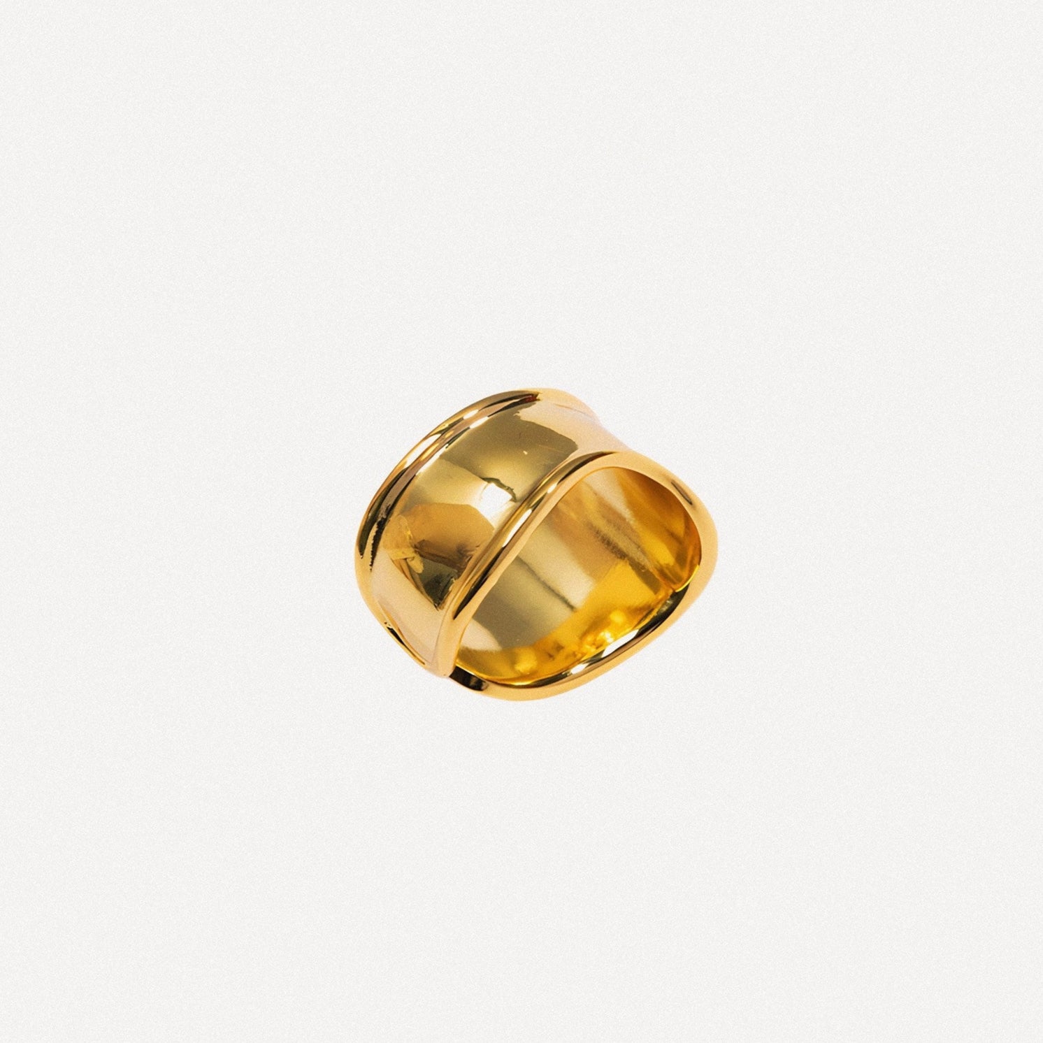 Bold Wave Statement Ring