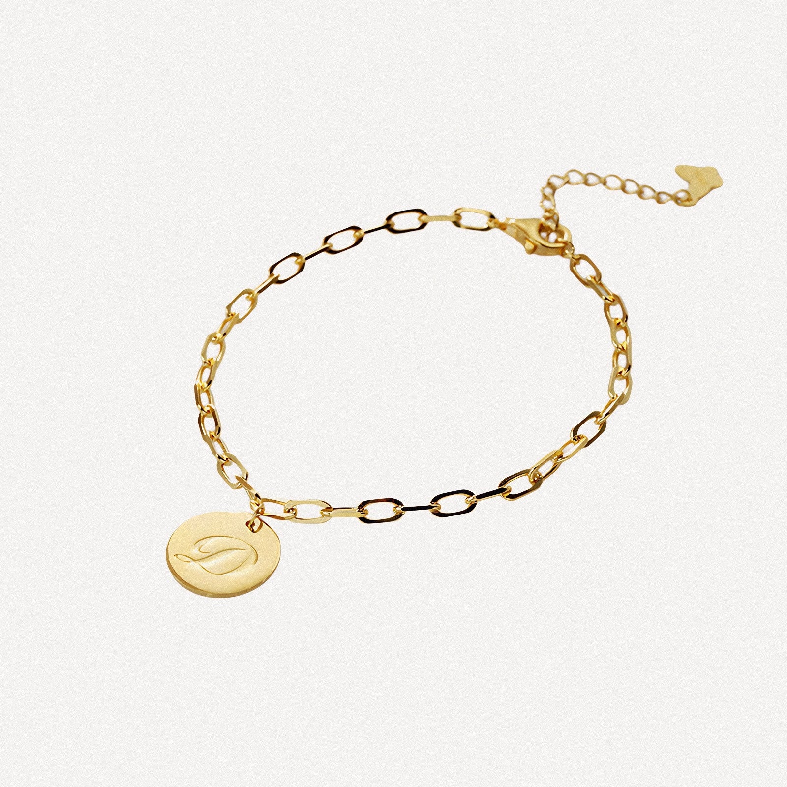 Love Disc Charm Bracelet