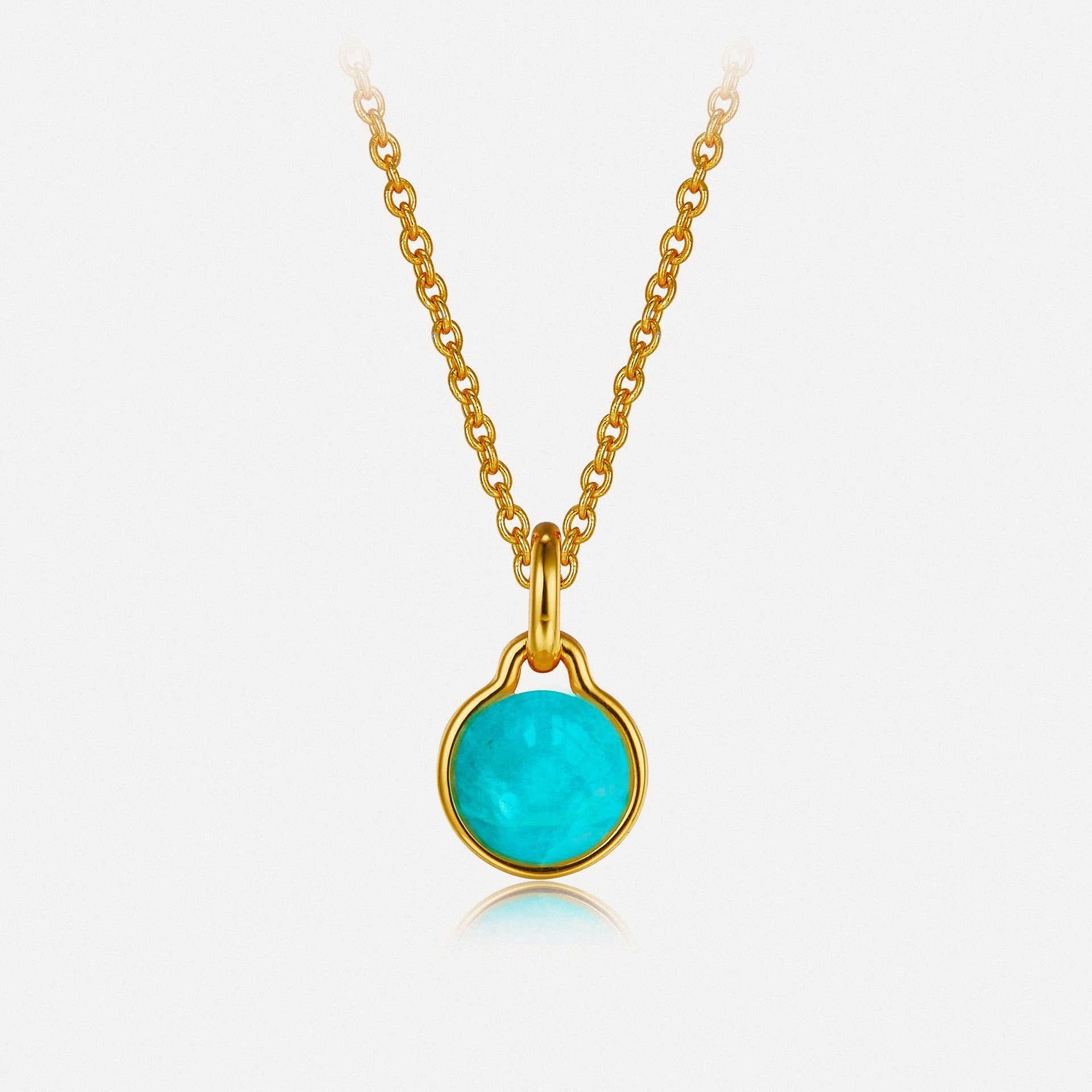 Green Lake Glow Pendant Necklace