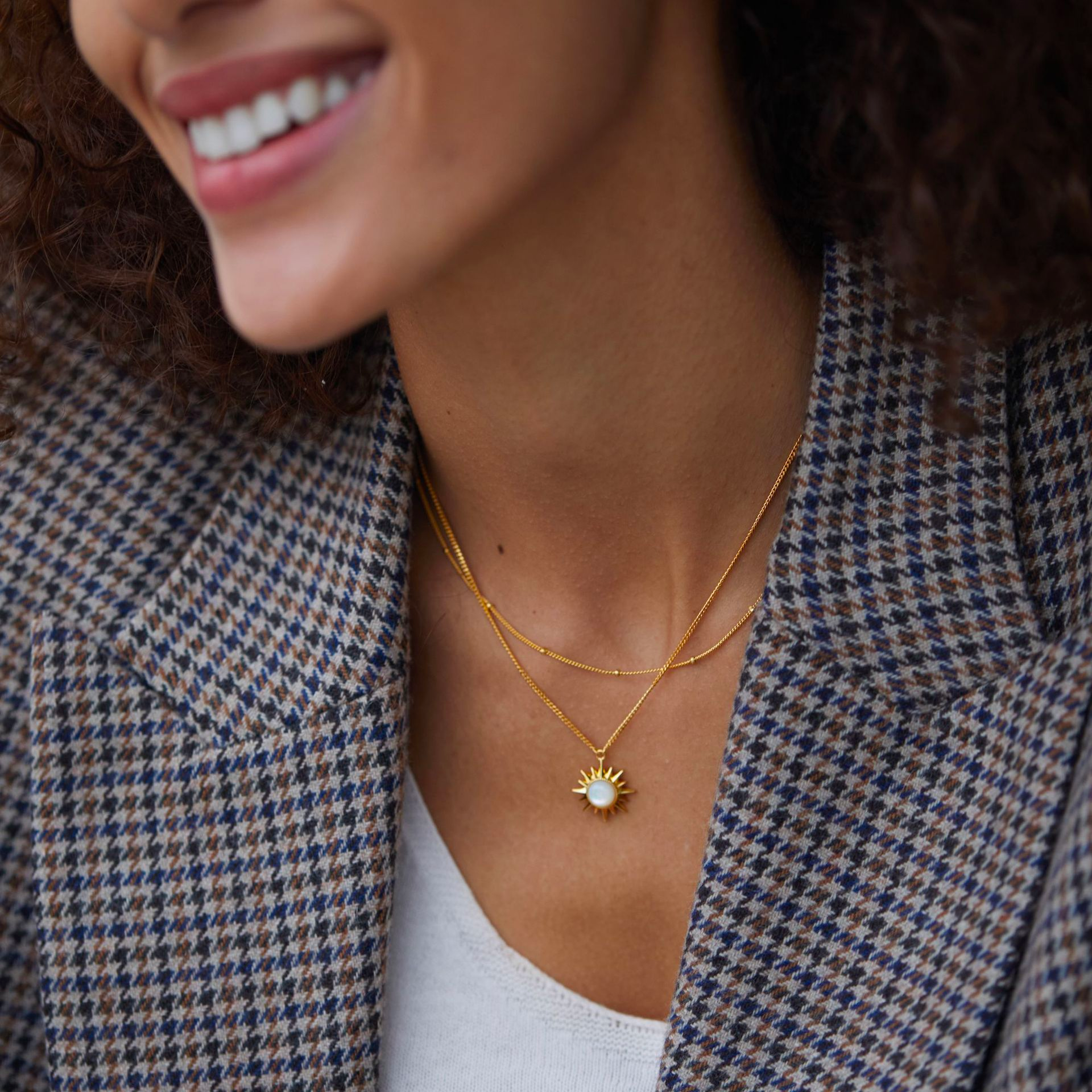 Sunbeam Glow Pendant Necklace