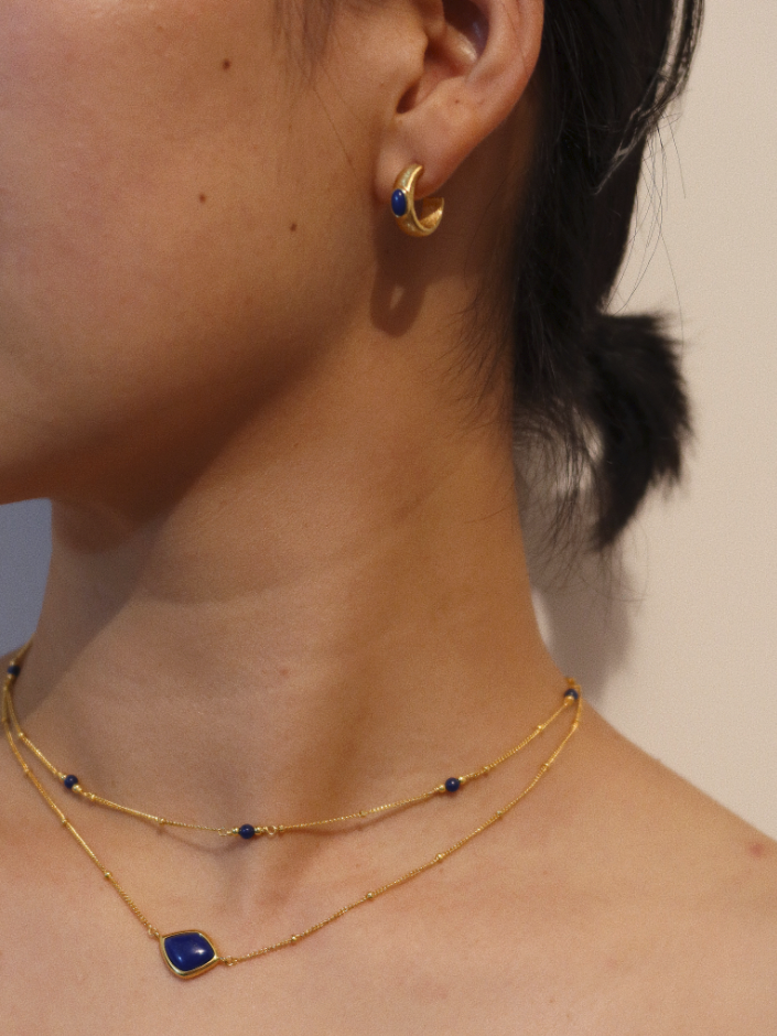 Midnight Bead Chain Necklace