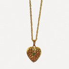 Vintage Heart Pendant Necklace