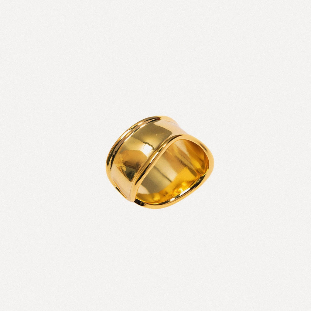 Bold Wave Statement Ring