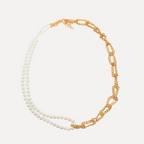 Pearl Clash Chain Necklace