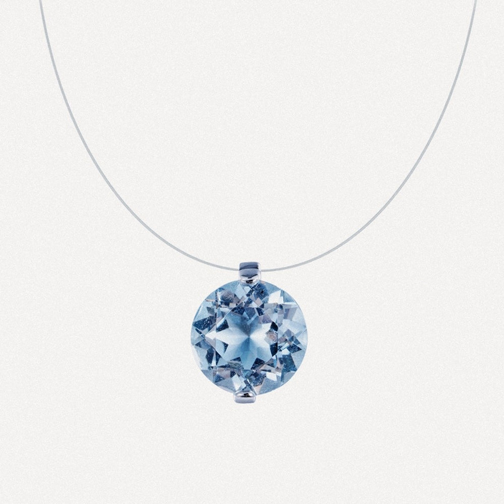 Topaz Illusion Pendant Necklace