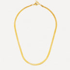 Golden Flow Necklace and Bracelet Set