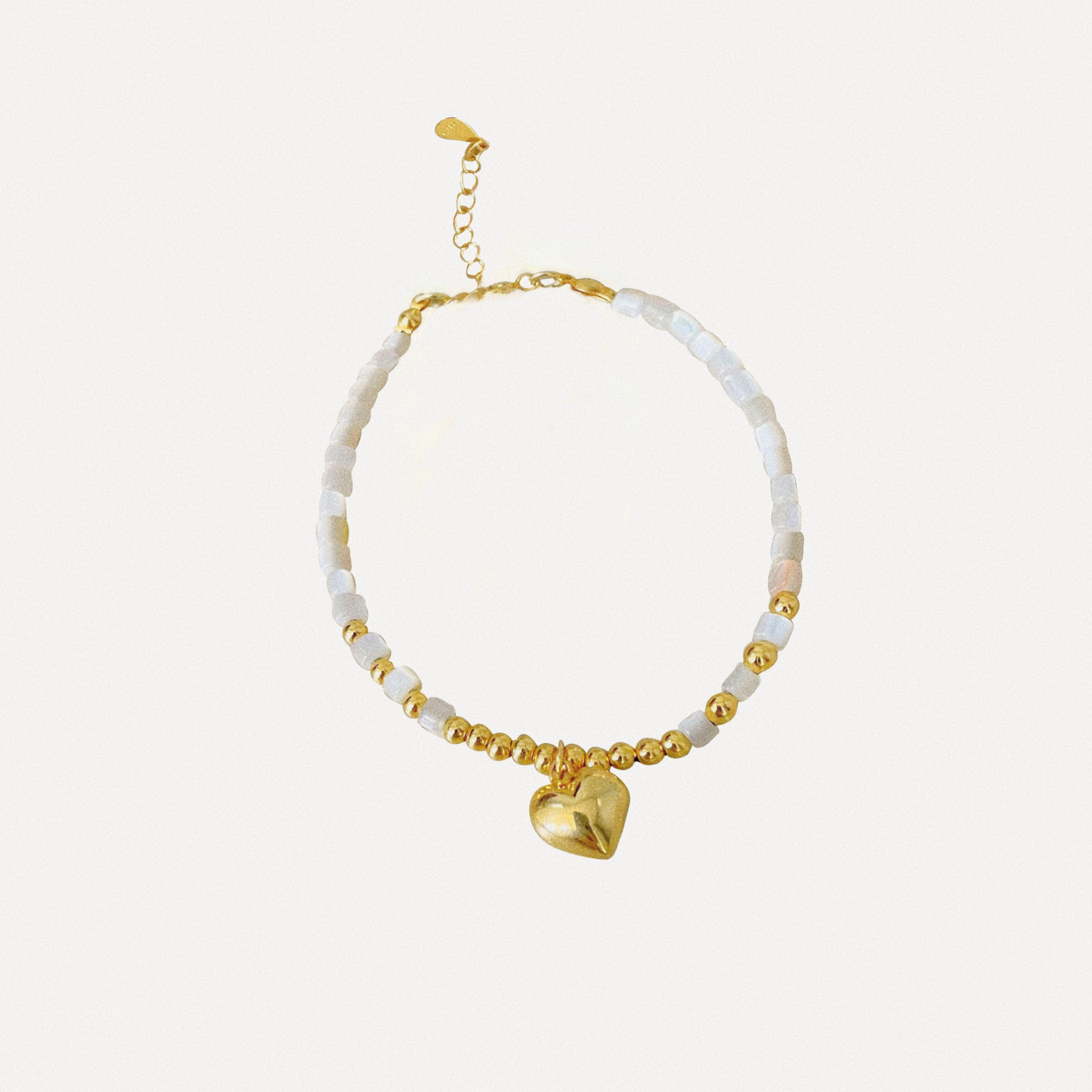 Golden Heart Glow Bracelet