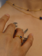 Lapis Lazuli Glow Ring