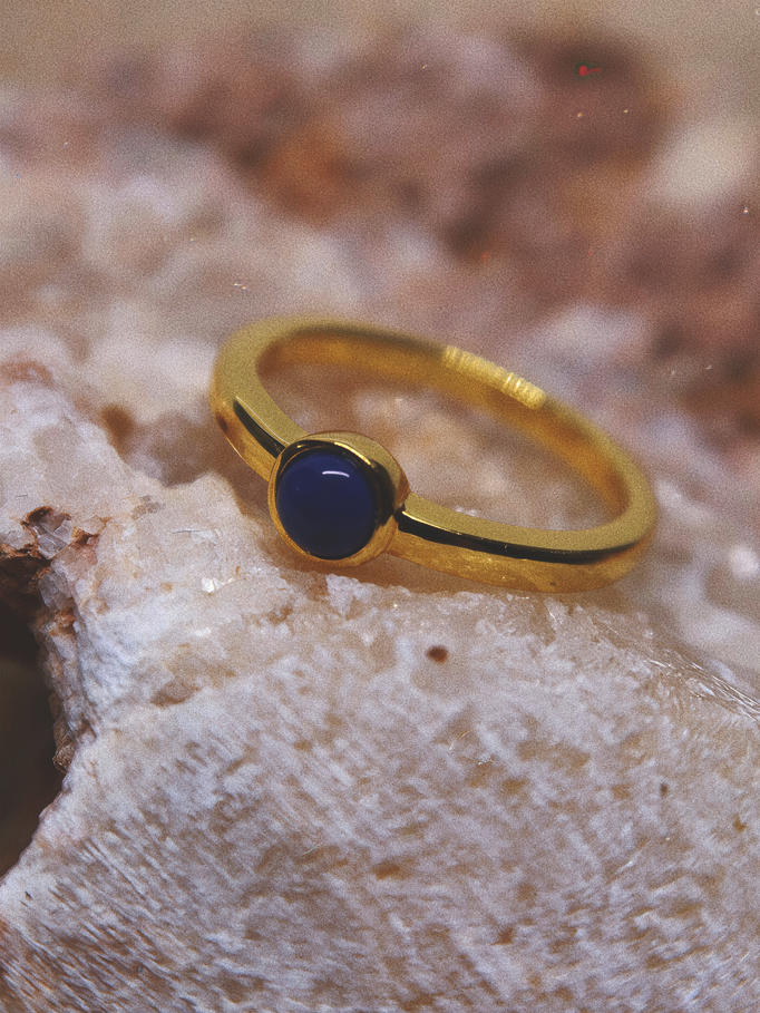 Lapis Lazuli Glow Ring