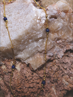 Midnight Bead Chain Necklace