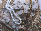 Pearl Clash Chain Necklace
