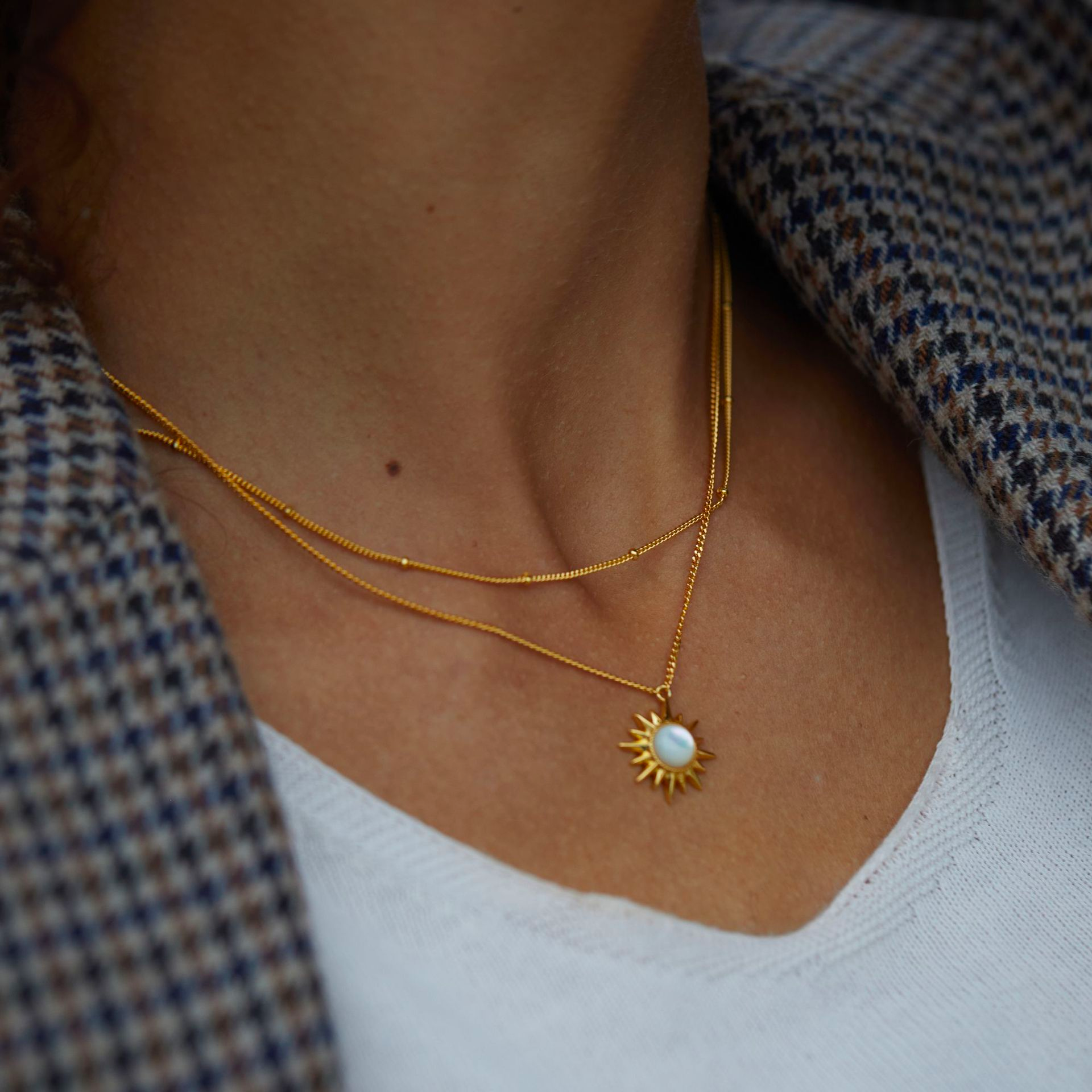 Sunbeam Glow Pendant Necklace