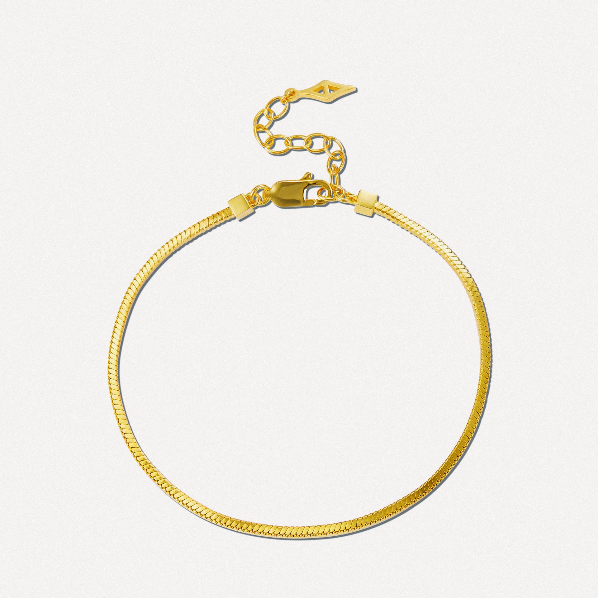 Golden Sleek Snake Bracelet