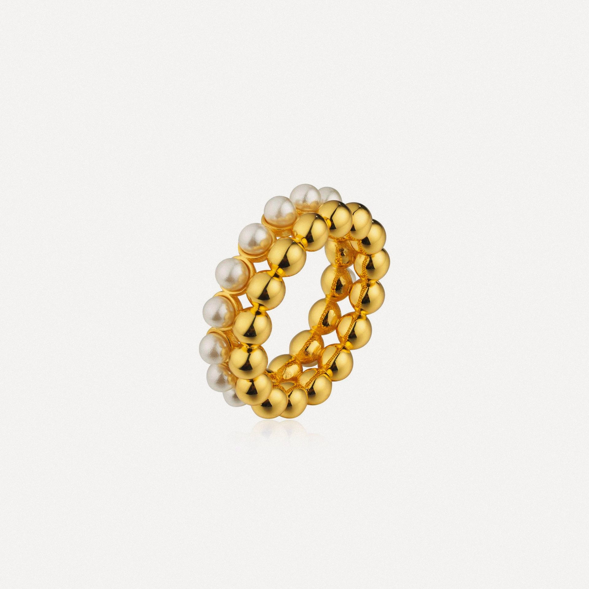Golden Orbit Ring