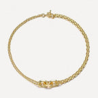 Dual-Link Gold Chain Necklace