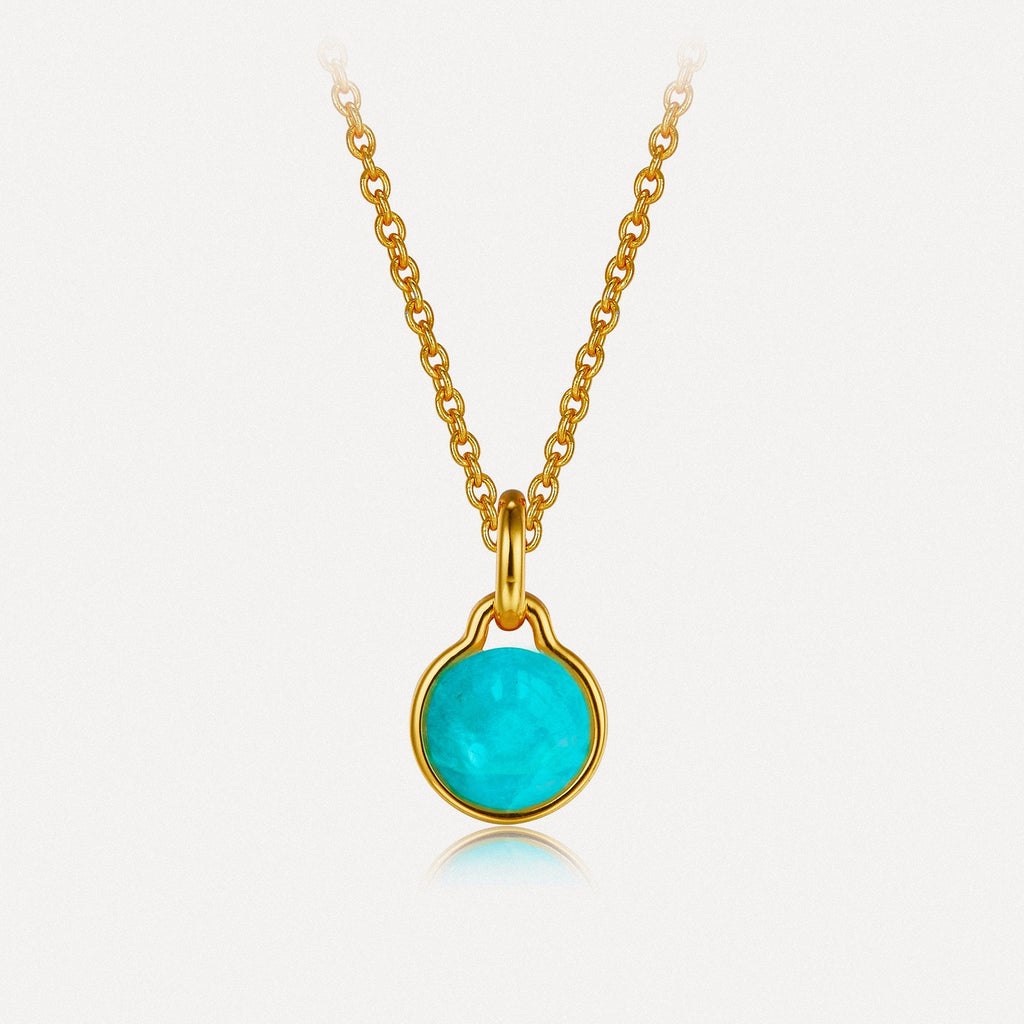 Green Lake Glow Pendant Necklace
