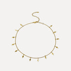 Golden Gleam Charm Necklace