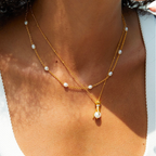 Pearl Embrace Pendant Necklace
