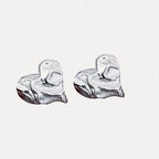 Molten Heart Studs Earring