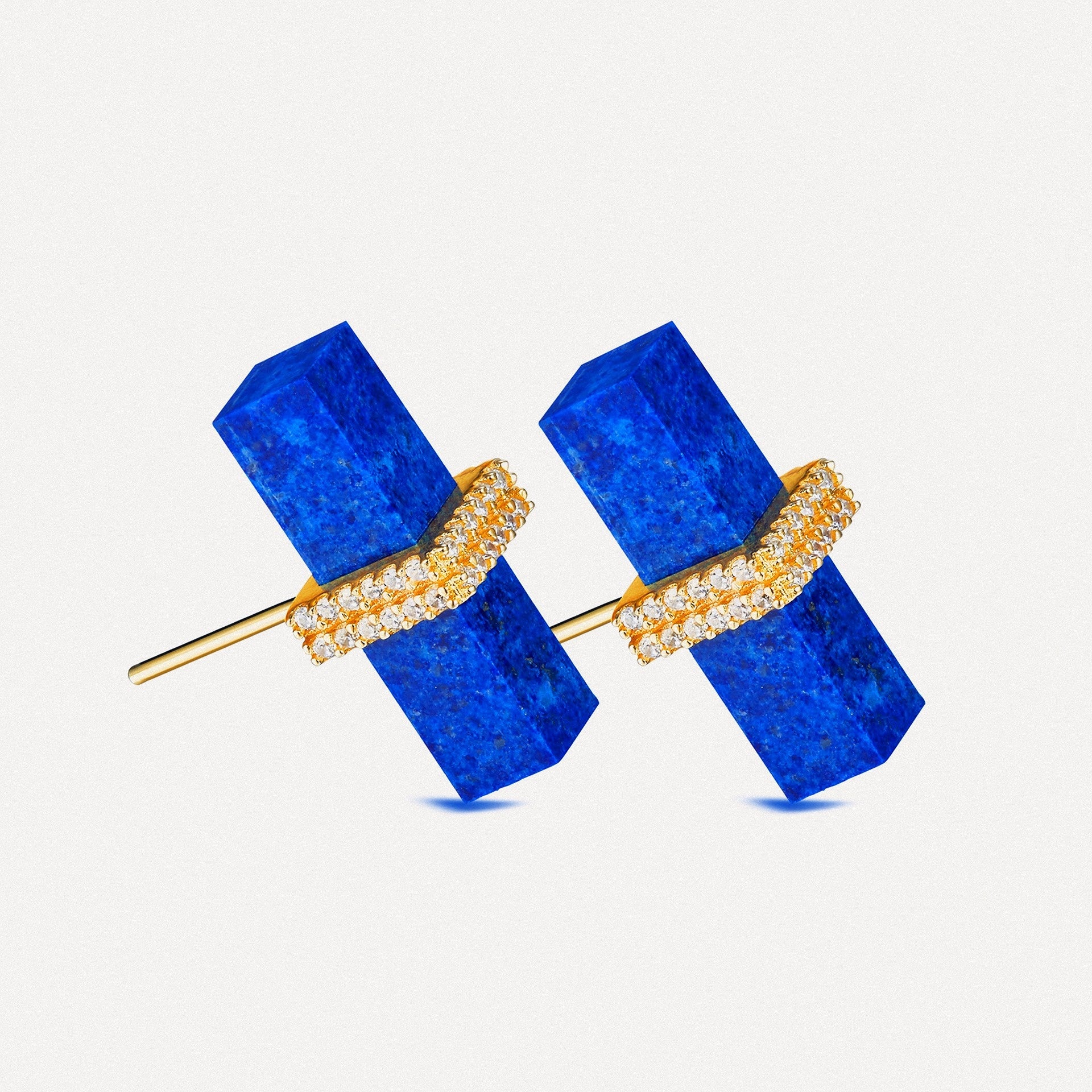 Starlit Edge Stud Earrings