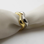 Minimalist Ripple Band Ring