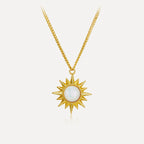 Sunbeam Glow Pendant Necklace