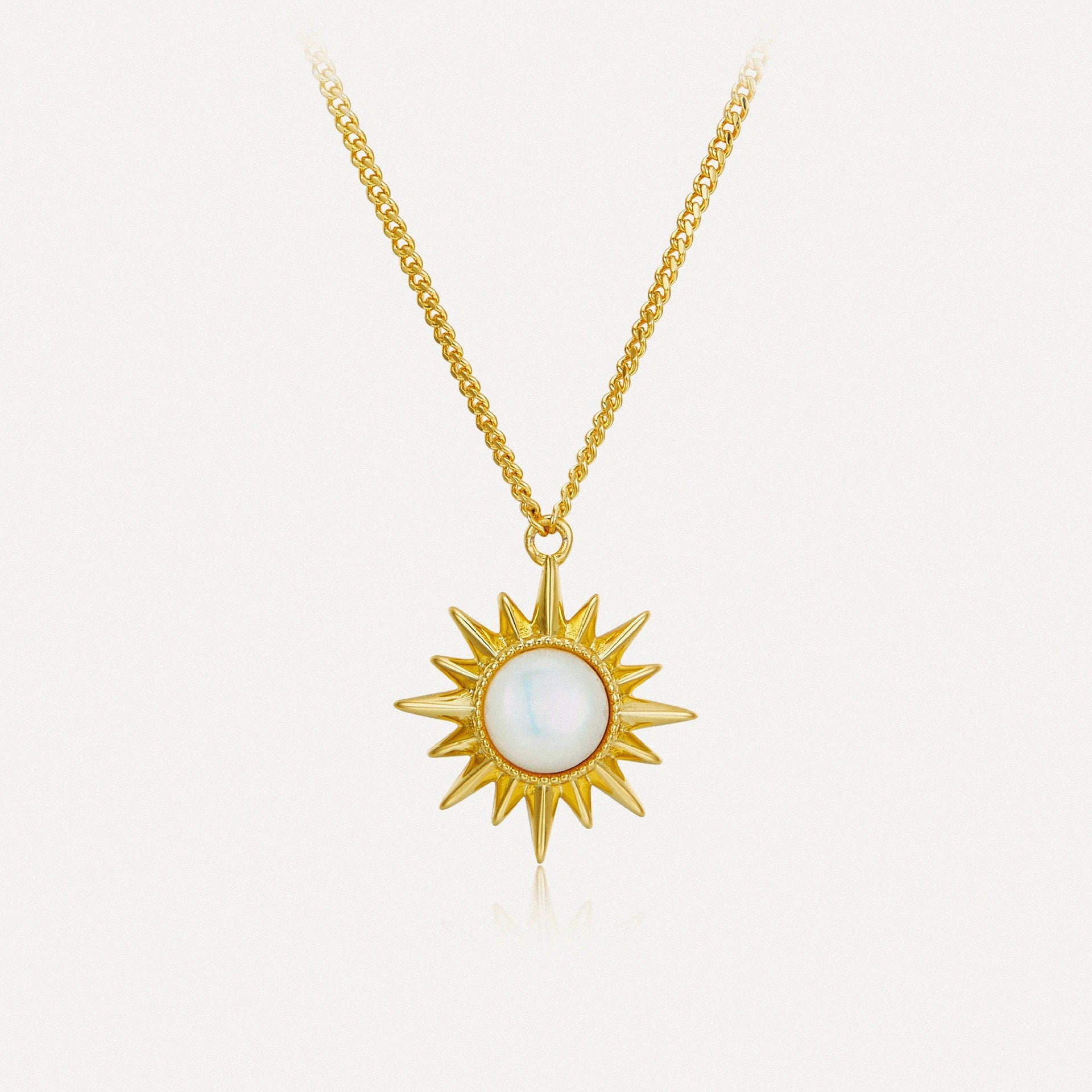 Sunbeam Glow Pendant Necklace