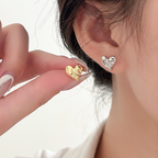 Molten Heart Studs Earring