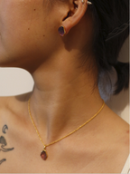 Amethyst Mist Necklace and Earrings Set