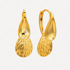 Double Teardrop Dangle Earrings
