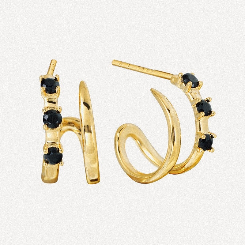 Spiral Hoop Earrings