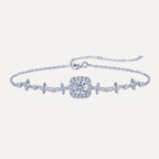 Starry Halo Moissanite Bracelet